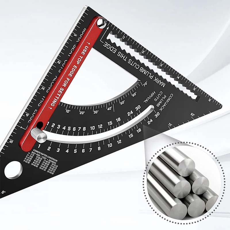 📢📢50% OFF !! ⏰7inch Aluminum Alloy Rafter Square for Carpenter