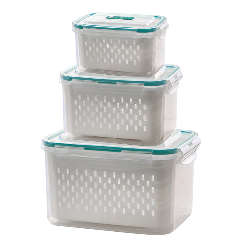 📢📢50% OFF !! ⏰2 in 1 Draining Fresh-Keep Food Container