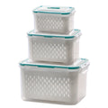 📢📢50% OFF !! ⏰2 in 1 Draining Fresh-Keep Food Container