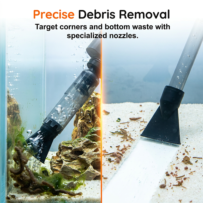 📢📢40% OFF !! ⏰Effortless Cleaning Electric Aquarium Vacuum