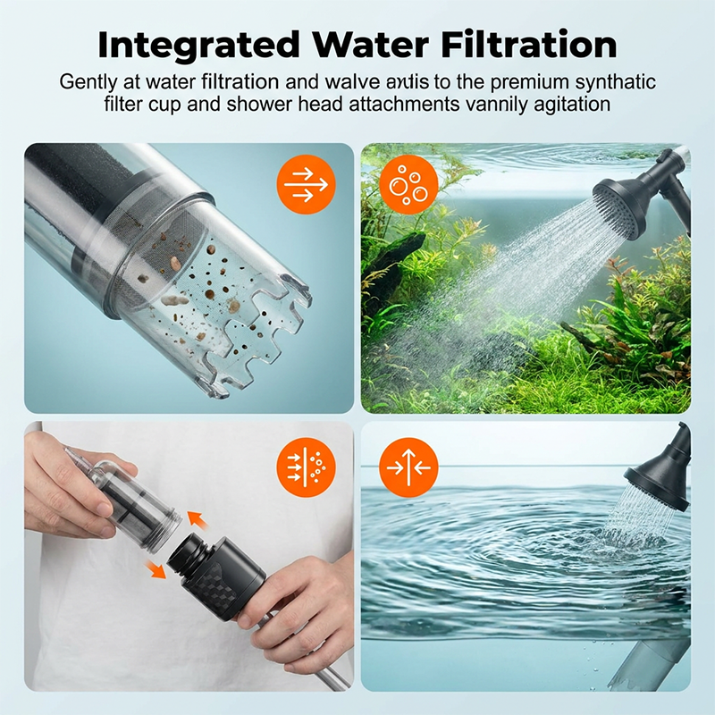 📢📢40% OFF !! ⏰Effortless Cleaning Electric Aquarium Vacuum
