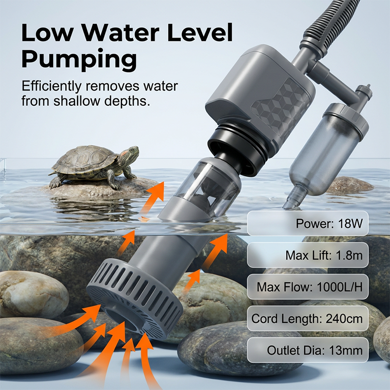📢📢40% OFF !! ⏰Effortless Cleaning Electric Aquarium Vacuum