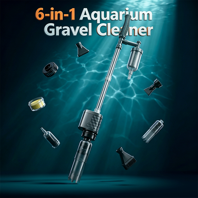 📢📢40% OFF !! ⏰Effortless Cleaning Electric Aquarium Vacuum