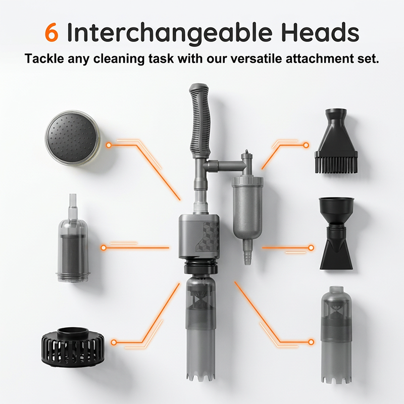 📢📢40% OFF !! ⏰Effortless Cleaning Electric Aquarium Vacuum