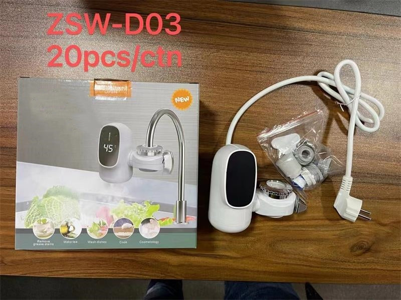 📢📢50% OFF !! ⏰ Instantaneous Sink Water Heater – 3400W, Digital Display, Easy Installation, Energy Saving, Perfect for Kitchen/Bathroom ✨