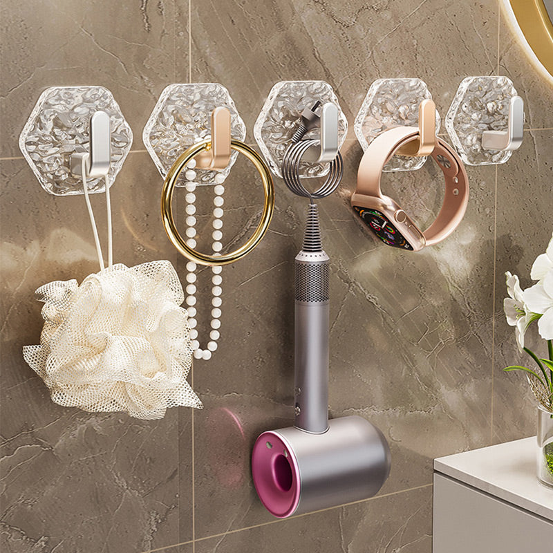 📢📢50% OFF !! ⏰5PCS Punch-Free Ripple Wall Adhesive Hooks