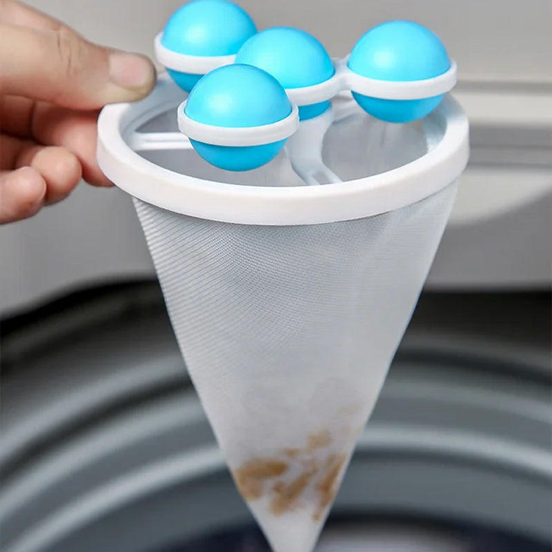 📢📢50% OFF !! ⏰Hair Filter Bag Lint Catcher for Washing Machine