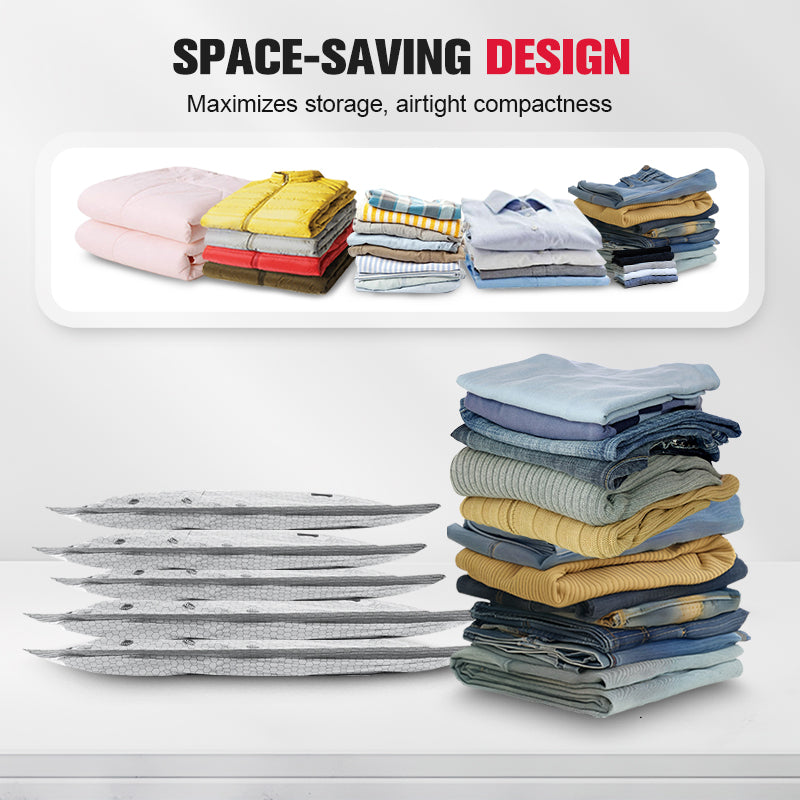 📢📢40% OFF !! ⏰Travel Vacuum Storage Bags & Portable Pump Set