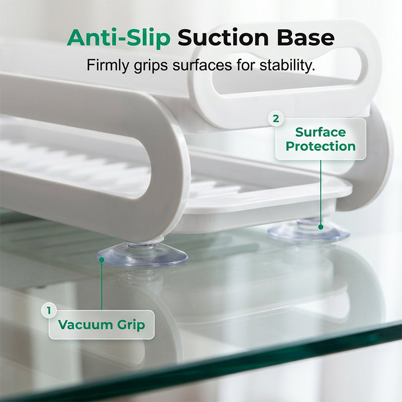 No-Drill Pull-Out Cabinet Organizer