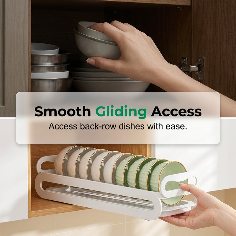 No-Drill Pull-Out Cabinet Organizer