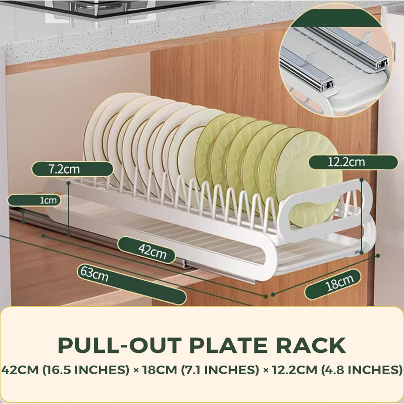 No-Drill Pull-Out Cabinet Organizer