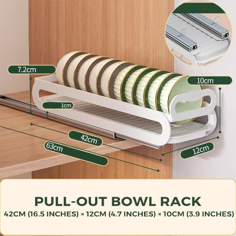 No-Drill Pull-Out Cabinet Organizer