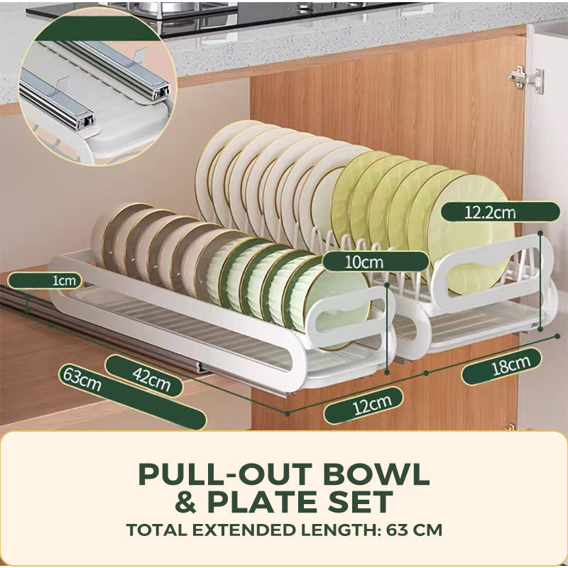 No-Drill Pull-Out Cabinet Organizer