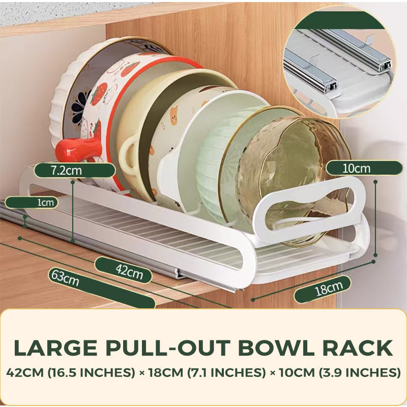 No-Drill Pull-Out Cabinet Organizer