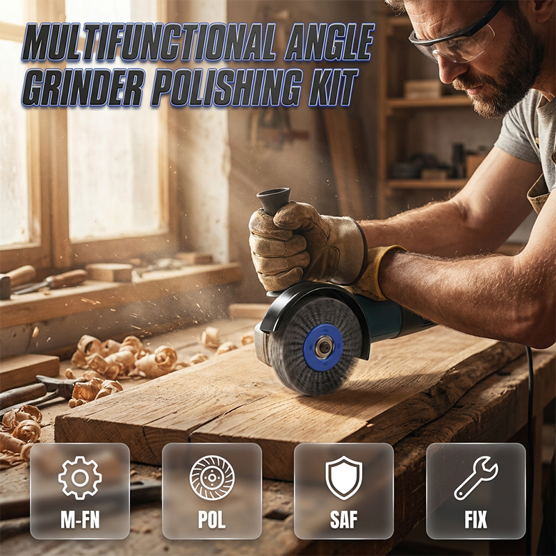 📢📢50% OFF !! ⏰Nylon Abrasive Wire Drum Polishing Wheel
