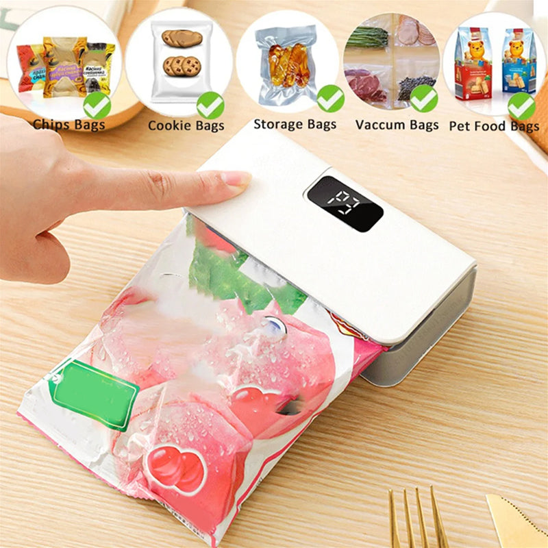 📢📢50% OFF !! ⏰Rechargeable 2-in-1 Mini Bag Sealer with Cutter