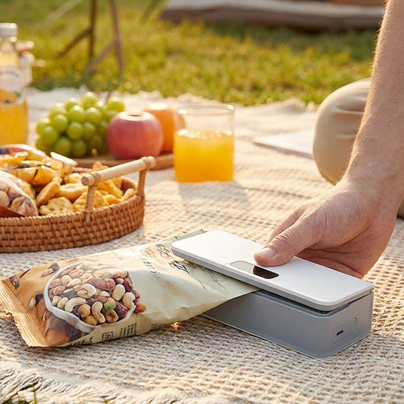 📢📢50% OFF !! ⏰Rechargeable 2-in-1 Mini Bag Sealer with Cutter