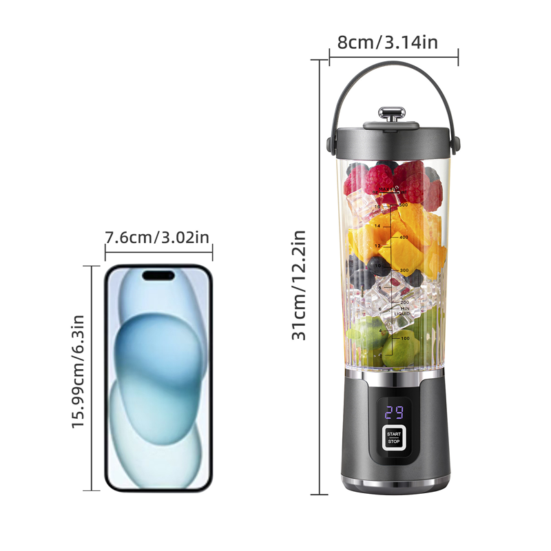 📢📢40% OFF !! ⏰Wireless Portable Juicer with 10 Blades