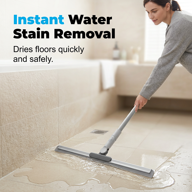 📢📢50% OFF !! ⏰Portable Silicone Squeegee Mop with Rotating Head