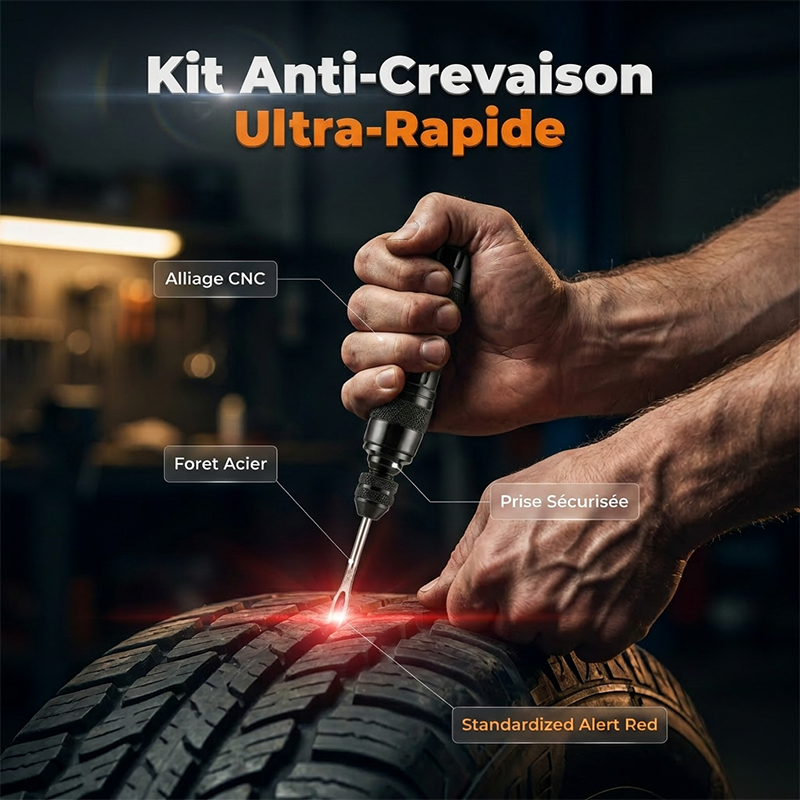 📢📢50% OFF !! ⏰Tubeless Tire Repair Kit – Aluminum Case