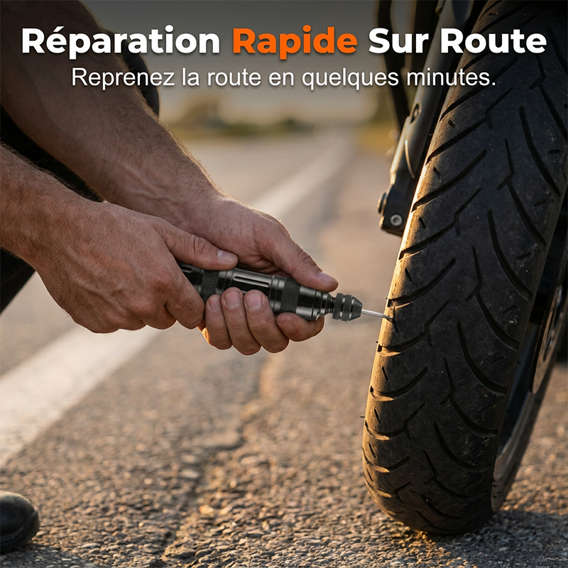 📢📢50% OFF !! ⏰Tubeless Tire Repair Kit – Aluminum Case