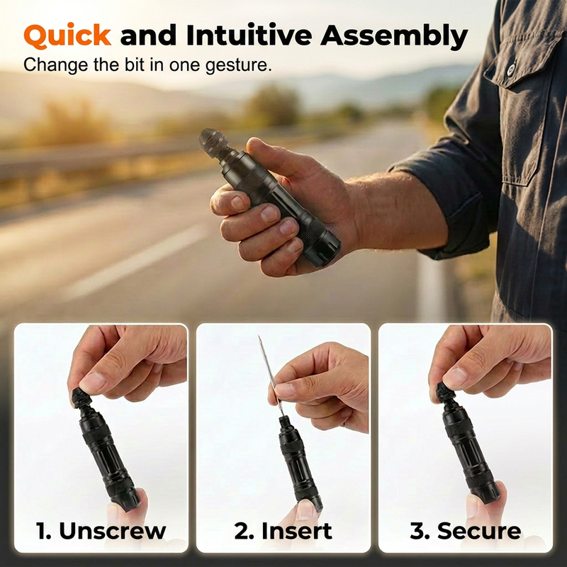 📢📢50% OFF !! ⏰Tubeless Tire Repair Kit – Aluminum Case