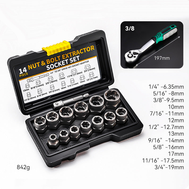 📢📢40% OFF !! ⏰Damaged Screw and Bolt Extractor Set