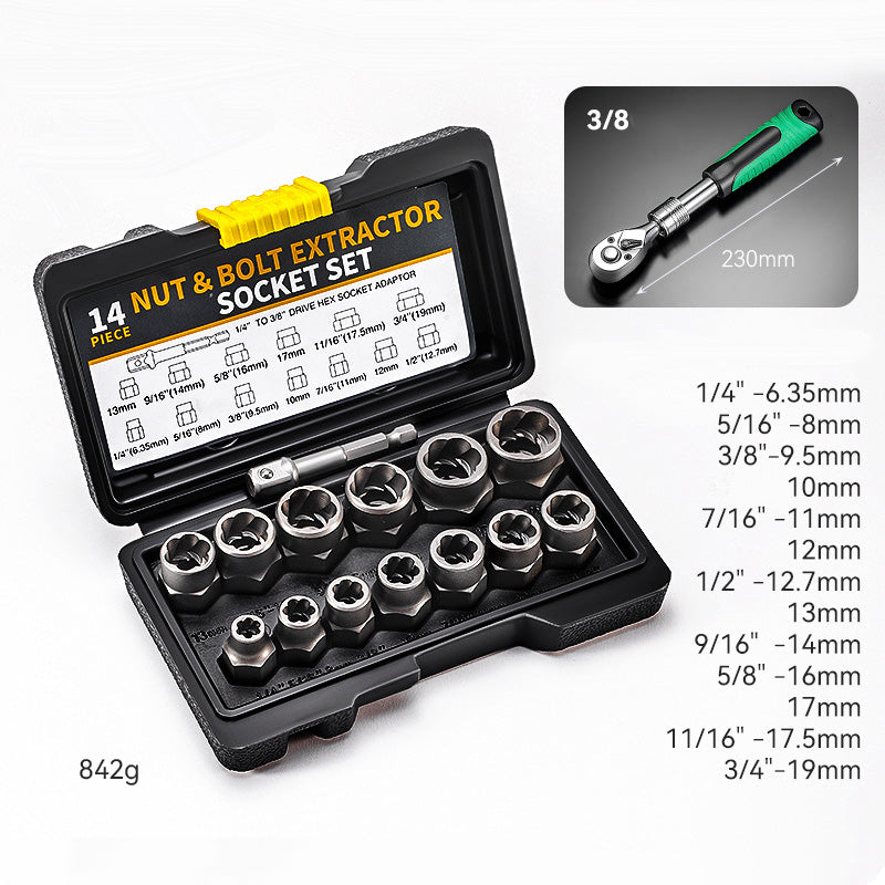 📢📢40% OFF !! ⏰Damaged Screw and Bolt Extractor Set