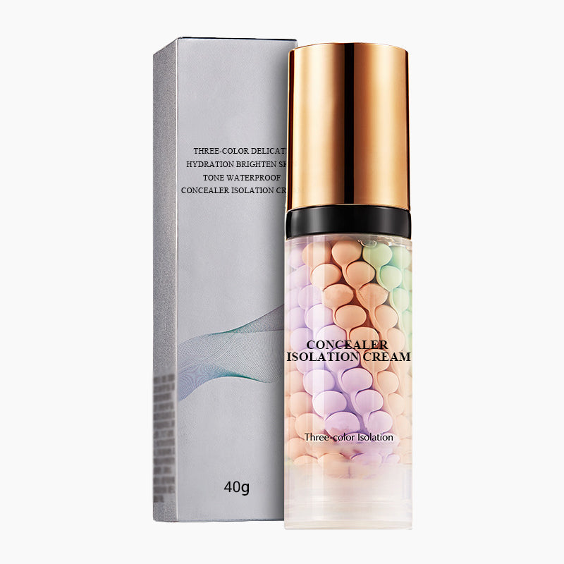 📢📢50% OFF !! ⏰3-color Delicate Hydration Brighten Skin Tone Waterproof Concealer Isolation Cream