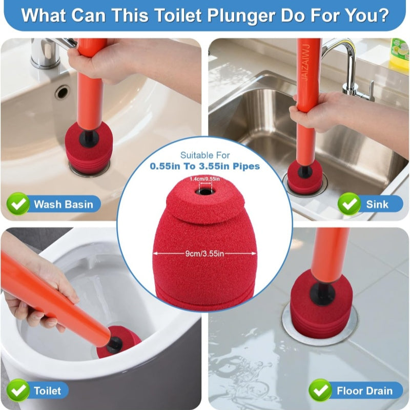 📢📢35% OFF !! ⏰High-Pressure Plunger for Toilets & Drains