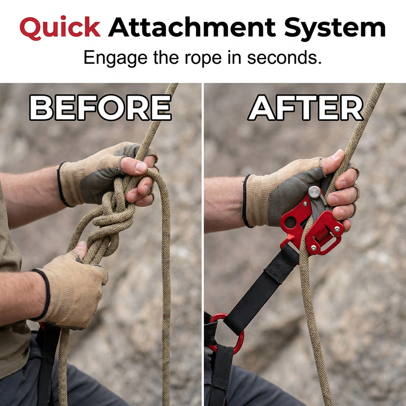 📢📢50% OFF !! ⏰Professional Foot Ascender for Rock Climbing