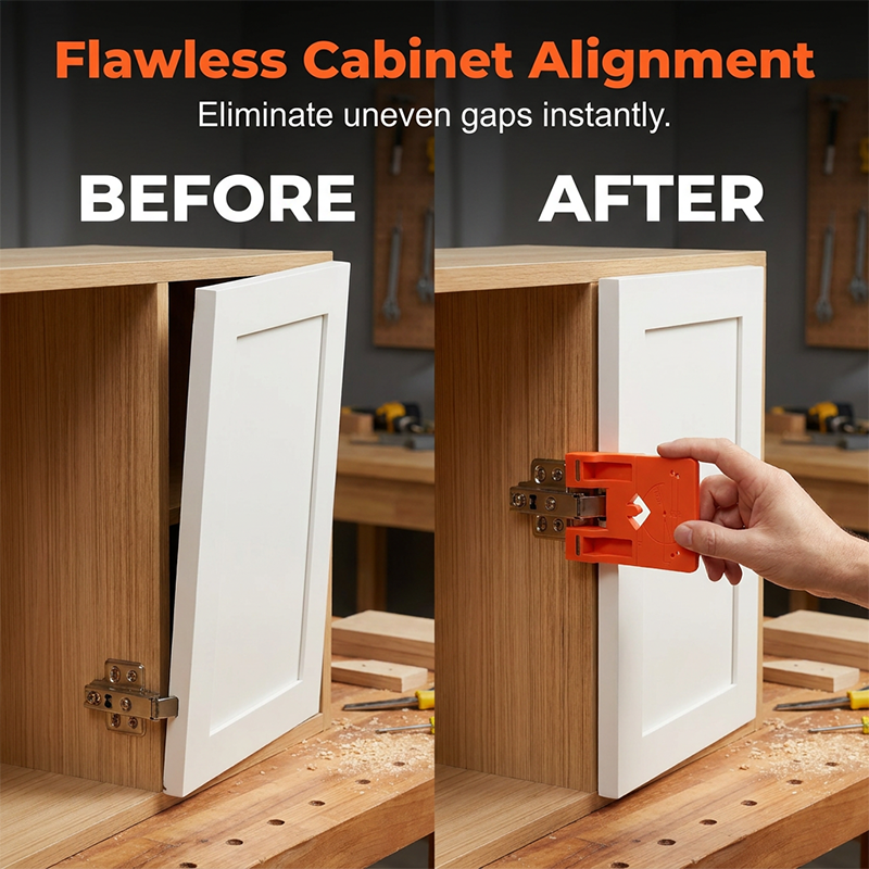 📢📢50% OFF !! ⏰Cabinet Door Hinge Drilling Guide & Mounting Tool