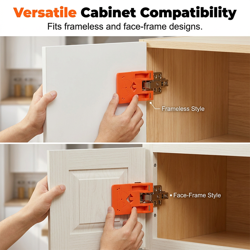📢📢50% OFF !! ⏰Cabinet Door Hinge Drilling Guide & Mounting Tool