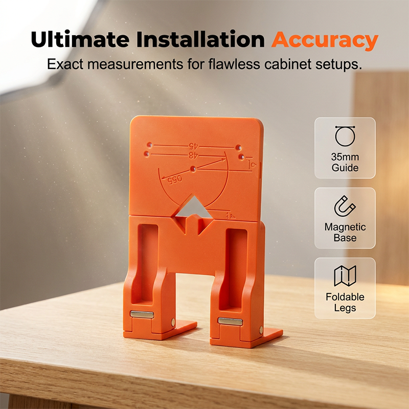 📢📢50% OFF !! ⏰Cabinet Door Hinge Drilling Guide & Mounting Tool