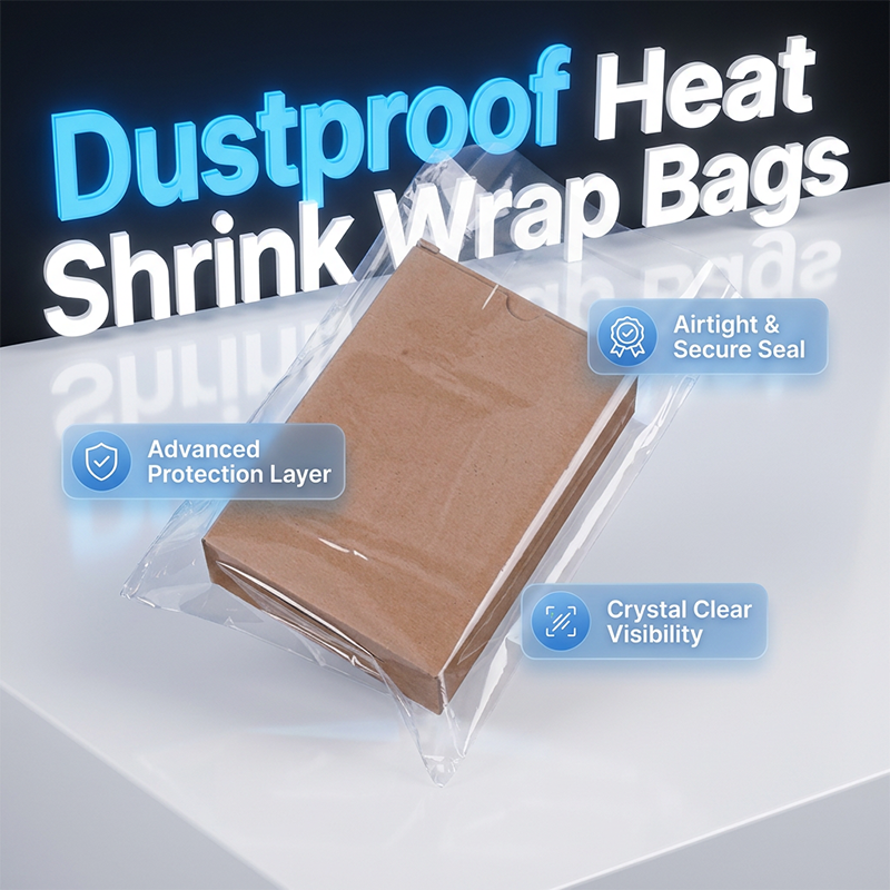 📢📢50% OFF !! ⏰Clear Heat Shrink Wrap Bags for Dustproof Packaging