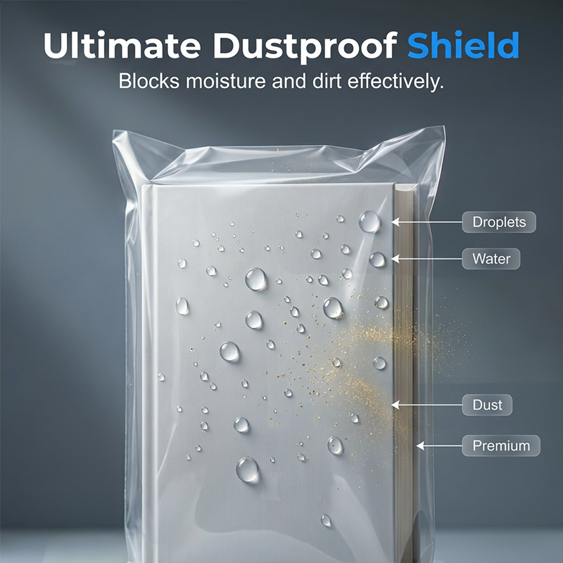 📢📢50% OFF !! ⏰Clear Heat Shrink Wrap Bags for Dustproof Packaging