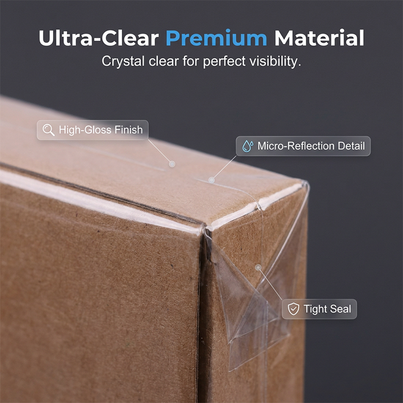 📢📢50% OFF !! ⏰Clear Heat Shrink Wrap Bags for Dustproof Packaging