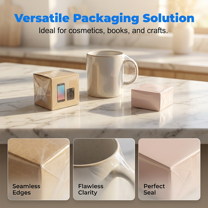 📢📢50% OFF !! ⏰Clear Heat Shrink Wrap Bags for Dustproof Packaging