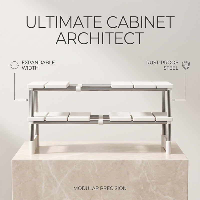 📢📢50% OFF !! ⏰Expandable Under Sink Shelf