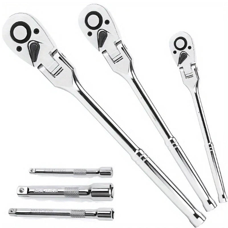 📢📢50% OFF !! ⏰6-Piece Flex Head Ratchet Wrench Set