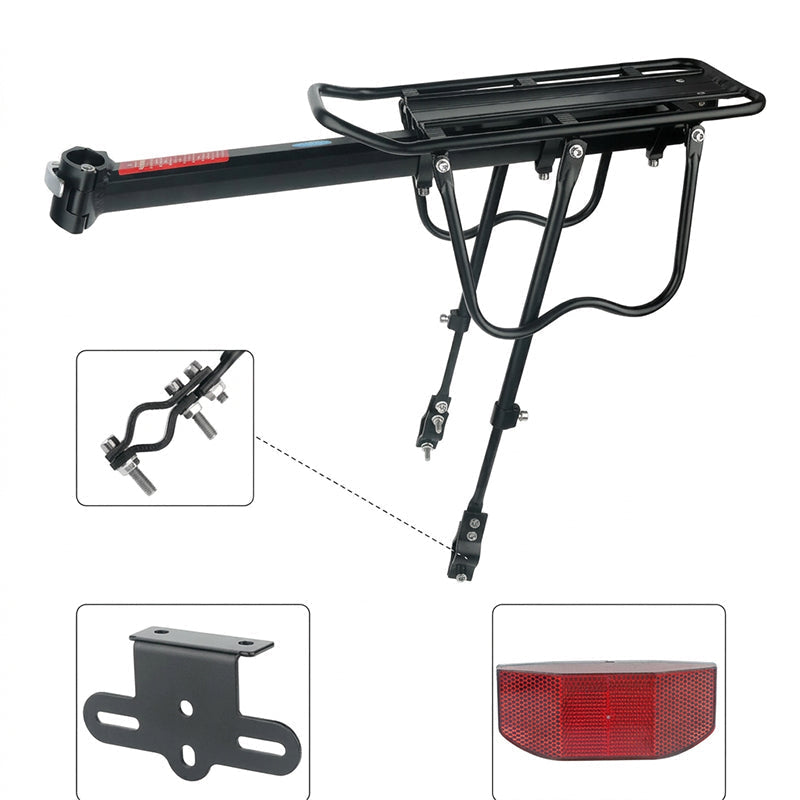 📢📢50% OFF !! ⏰Heavy Duty Aluminum Bicycle Rear Rack