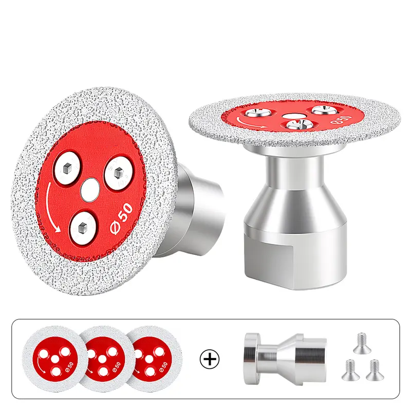 📢📢50% OFF !! ⏰Vacuum Brazed Diamond Chamfering Wheel with Flange