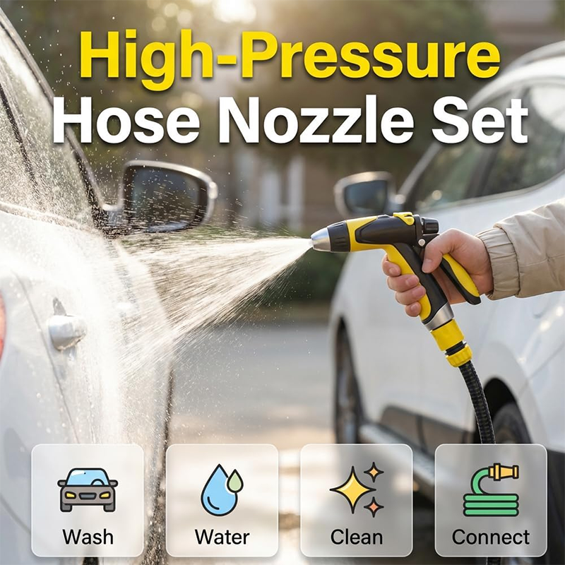 📢📢50% OFF !! ⏰High-Pressure Garden Hose Nozzle Spray Gun