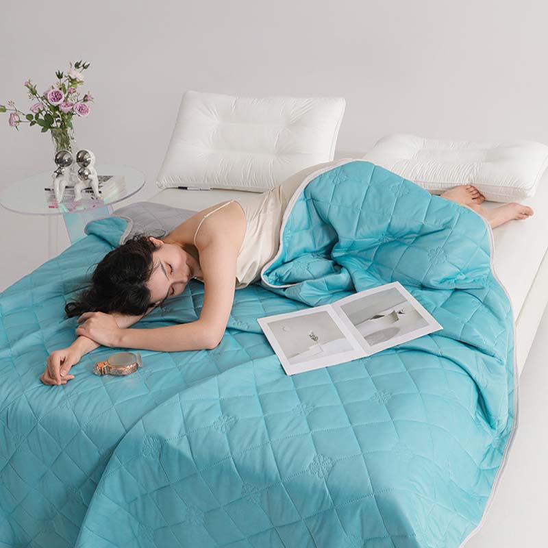 📢📢50% OFF !! ⏰Breathable Printed Washable Summer Cooling Comforter