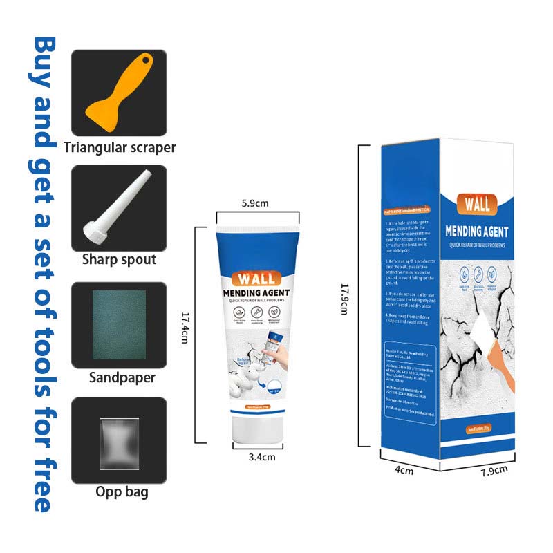📢📢50% OFF !! ⏰Quick-Dry Wall Repair Cream