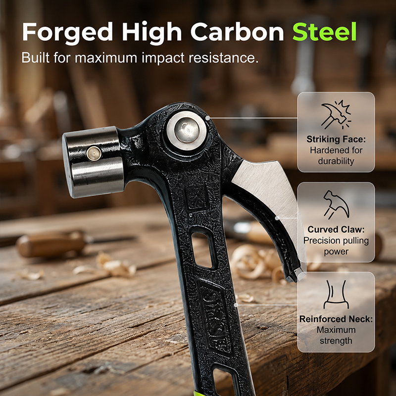 📢📢50% OFF !! ⏰Industrial-Grade Multifunctional Claw Hammer