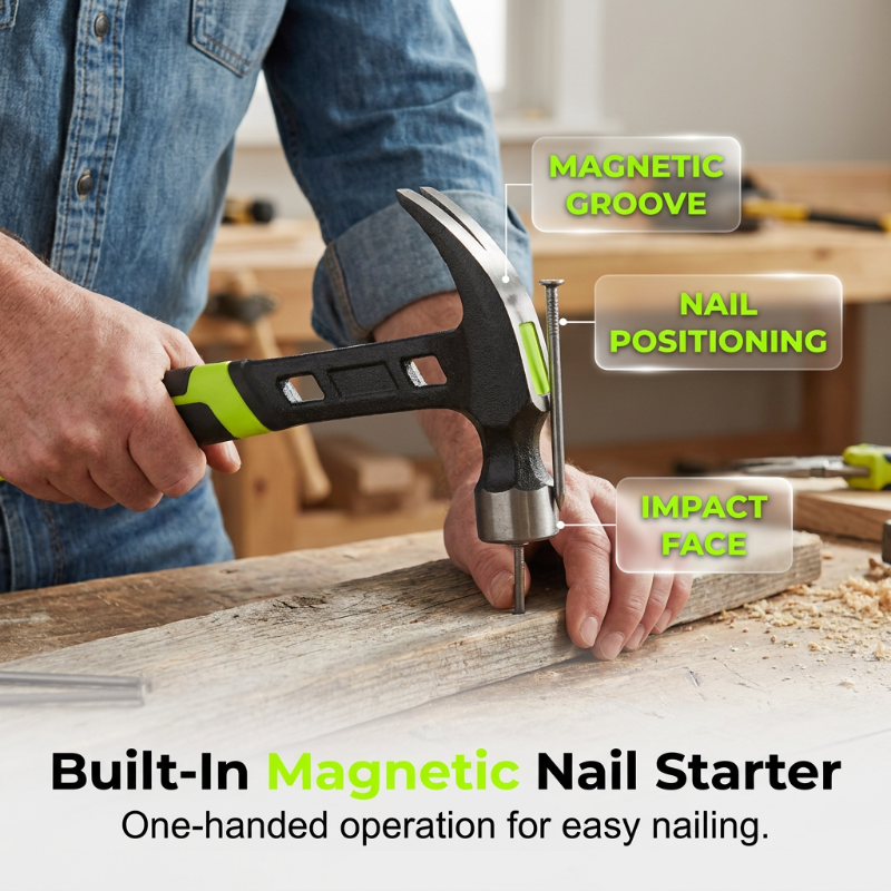 📢📢50% OFF !! ⏰Industrial-Grade Multifunctional Claw Hammer