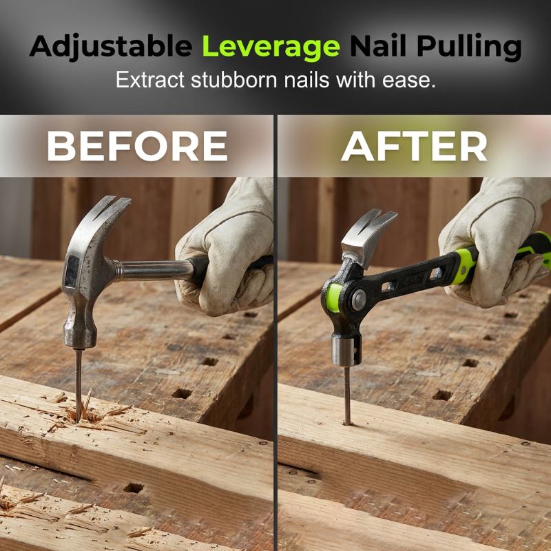 📢📢50% OFF !! ⏰Industrial-Grade Multifunctional Claw Hammer