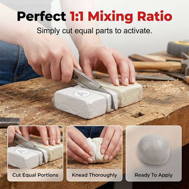 📢📢50% OFF !! ⏰AB Epoxy Putty Stone Model Repair Clay
