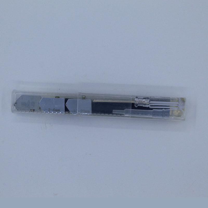 Professional glass cutter set with oil feed